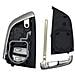 Guscio Di Ricambio Per Chiave Auto A 4 Pulsanti Compatibile Con Bmw - Custodia Portachiavi In Abs Argento - Foto miniatura 4