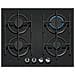 Piano Cottura A Gas Da 59 Cm, 4 Fuochi, Nero, 7500 W - T26pip4s0 - Foto miniatura 1