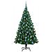 Albero di Natale artificiale preilluminato rovesciato con set di palline - Foto miniatura 4