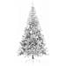 Albero di Natale artificiale con luci integrate Argento 210 cm - Foto miniatura 4
