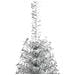 Albero di Natale artificiale con luci integrate Argento 210 cm - Foto miniatura 7
