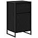Credenza Rovere Nero 81 x 36 x 150.5 cm Legno multistrato - Foto miniatura 1
