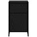 Credenza Rovere Nero 81 x 36 x 150.5 cm Legno multistrato - Foto miniatura 6