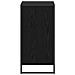 Credenza Rovere Nero 81 x 36 x 150.5 cm Legno multistrato - Foto miniatura 7