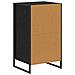 Credenza Rovere Nero 81 x 36 x 150.5 cm Legno multistrato - Foto miniatura 8