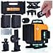 Livella Laser Orange Tiger Rot16l - 16 Linee, Autolivellante, Ip54 | Precisione 0,2 Mm / 10 M, 360°x4 | Uso Professionale E Domestico - Foto miniatura 1