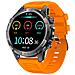 Smartwatch Multifunzionale Con Monitoraggio Frequenza Cardiaca, Pressione Sanguigna E Sonno Compatibile Con L'app Gloryfit Orange - Foto miniatura 1