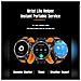 Smartwatch Multifunzionale Con Monitoraggio Frequenza Cardiaca, Pressione Sanguigna E Sonno Compatibile Con L'app Gloryfit Orange - Foto miniatura 7