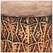 Sgabello In Metallo Dorato 35,5x35,5x34h - Foto miniatura 3