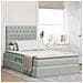 Letto con contenitore e materasso Grigio chiaro 120 x 190 cm - Foto miniatura 2