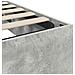 Letto ottomano Grigio cemento 160 x 200 cm Legno multistrato - Foto miniatura 8