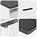 Panca per ingresso con cuscino Bianco 80 x 38 x 46 cm - Foto miniatura 9