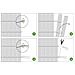 Frangivista In Pvc Viso, Lunghezza 8 M X Altezza 1,5 M, Beige - Foto miniatura 2