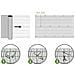 Frangivista In Pvc Viso, Lunghezza 8 M X Altezza 1,5 M, Beige - Foto miniatura 5