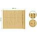 Frangivista In Pvc Viso, Lunghezza 8 M X Altezza 1,5 M, Beige - Foto miniatura 7