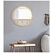 Specchio Da Parete Fuji Con Cornice Boho In Ferro E Mdf - Foto miniatura 5