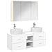 Set di mobili per il bagno 4 pcs Bianco - Foto miniatura 1
