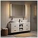 Set di mobili per il bagno 4 pcs Bianco - Foto miniatura 2