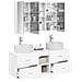 Set di mobili per il bagno 4 pcs Bianco - Foto miniatura 3