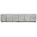 Supporto TV 179.5 x 34.5 x 40 cm Grigio Cemento - Foto miniatura 4
