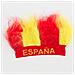 Parrucca Bandiera Spagna - Foto miniatura 2
