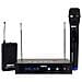 SET 6252PL-A Sistema per Microfono senza Fili Doppio Radiomicrofono VHF Palmare + Archetto - Nero - Foto miniatura 1