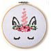 Kit Tamburo Per Ricamo In Legno Unicorno - Foto miniatura 1
