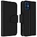 Custodia Iphone 12 Mini Porta Carte In Pelle Funzione Di Supporto Premium Nero - Foto miniatura 1