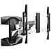 Supporto A Parete Per Monitor Tv 37-70"" Completamente Mobile, Estensibile, Orientabile, Orientabile, Inclinabile, Ruotabile, Ultrapiatto, Topline-464-s - Foto miniatura 1