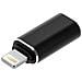 Adattatore Usb-c Femmina Verso Lightning Maschio Ricarica Sincronizzazione - Foto miniatura 2
