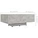 Tavolino Salotto Grigio Cemento 85x55x31 cm Legno Multistrato - Foto miniatura 6