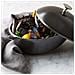 Cocotte per Cozze in Ghisa con Coperchio Diametro 25 cm Capacità 2 lt Colore Nero - Linea La Cocotte  - Foto miniatura 6