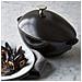 Cocotte per Cozze in Ghisa con Coperchio Diametro 25 cm Capacità 2 lt Colore Nero - Linea La Cocotte  - Foto miniatura 7