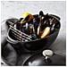 Cocotte per Cozze in Ghisa con Coperchio Diametro 25 cm Capacità 2 lt Colore Nero - Linea La Cocotte  - Foto miniatura 3