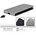 Custodia Compatibile Con Samsung Galaxy M31 In Grigio Titanio - Coperchio Protettivo In Design Flip Con Chiusura Magnetica - Foto miniatura 3
