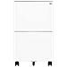 Schedario Mobile Bianco 39x45x67 Cm In Acciaio - Foto miniatura 2