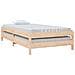 Letto Impilabile 100x200cm In Legno Massello Di Pino - Foto miniatura 4