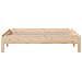 Letto Impilabile 100x200cm In Legno Massello Di Pino - Foto miniatura 7