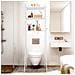 Mensola Sopra Wc Wc Bagno 3 Altezze Home 150x50x18 Cm Bianco - Foto miniatura 7