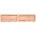 Piano Bagno Marrone 140x30x (2-4) cm Legno Massello Trattato - Foto miniatura 7