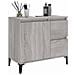Armadietto Bagno Grigio Sonoma 65x33x60 Cm In Legno Multistrato - Foto miniatura 2