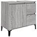 Armadietto Bagno Grigio Sonoma 65x33x60 Cm In Legno Multistrato - Foto miniatura 1