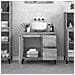 Armadietto Bagno Grigio Sonoma 65x33x60 Cm In Legno Multistrato - Foto miniatura 8