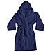 Accappatoio Con Cappuccio In Morbida Spugna Mod. Sophie Tinta Unita Vari Colori Xl Blue Jeans - Foto miniatura 1