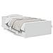 Giroletto Con Cassetti Bianco 90x190 Cm In Legno Multistrato - Foto miniatura 1