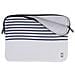 Custodia Per Macbook 13'' In Memory Foam Design Marinara Antigraffi, Bianco / Blu - Foto miniatura 2