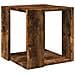 Tavolino Da Salotto Rovere Fumo 32x32x30 Cm Legno Multistrato - Foto miniatura 2