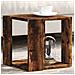 Tavolino Da Salotto Rovere Fumo 32x32x30 Cm Legno Multistrato - Foto miniatura 1