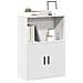 Libreria Bianca 60x24x85 Cm In Legno Multistrato - Foto miniatura 1