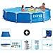 Piscina Fuori Terra - In Giro - 366x76 Cm - Blu - Include Accessori Coordinati A1622 - Foto miniatura 1